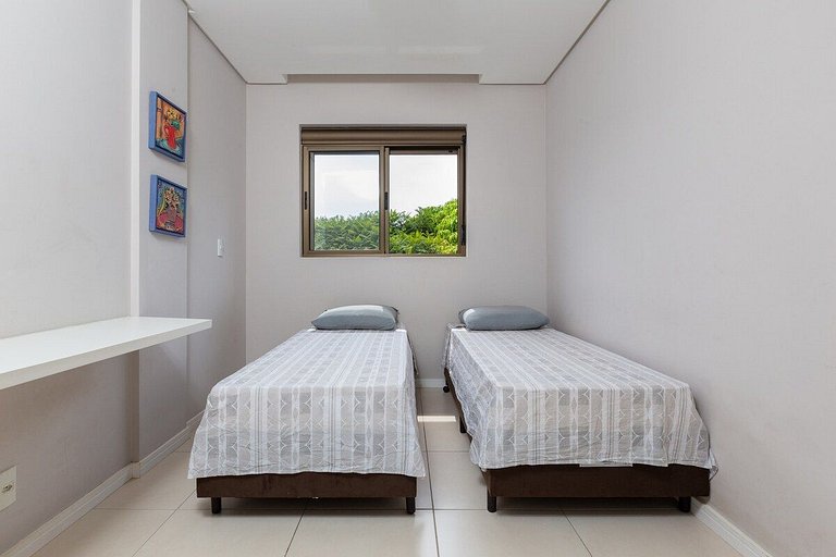 Cobertura com 2 quartos + jacuzzi no Campeche