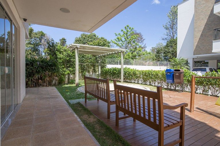 Cobertura com 2 quartos + jacuzzi no Campeche