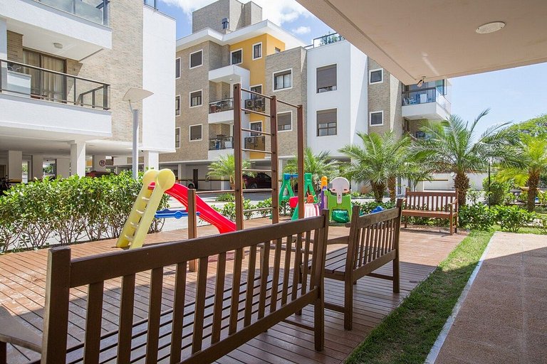 Cobertura com 2 quartos + jacuzzi no Campeche