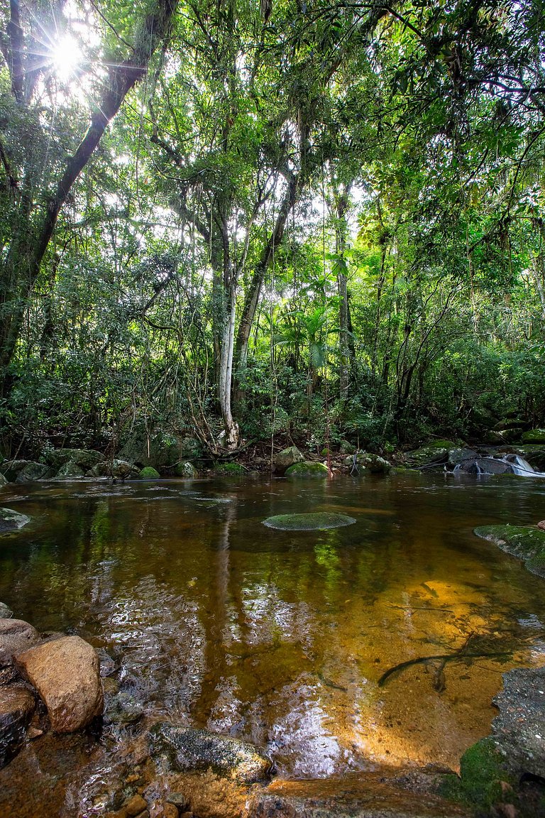 Cachoeira Privativa + Termas a 8min – Relax Total - Retiro Á