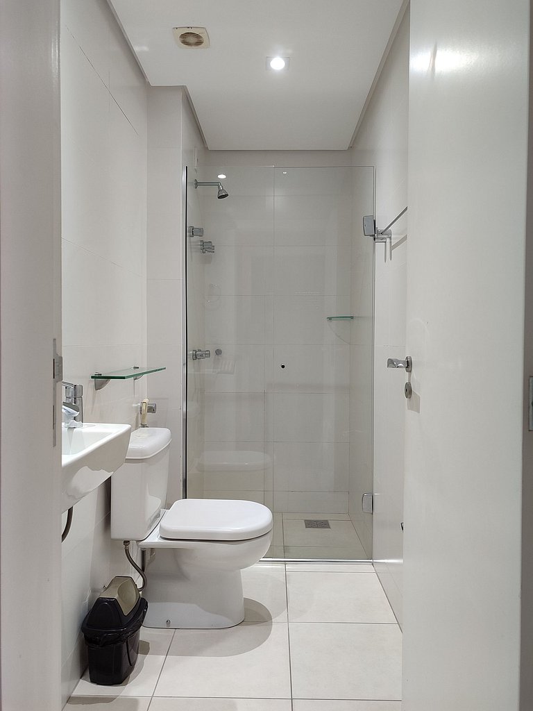 Cobertura com 2 quartos + jacuzzi no Campeche