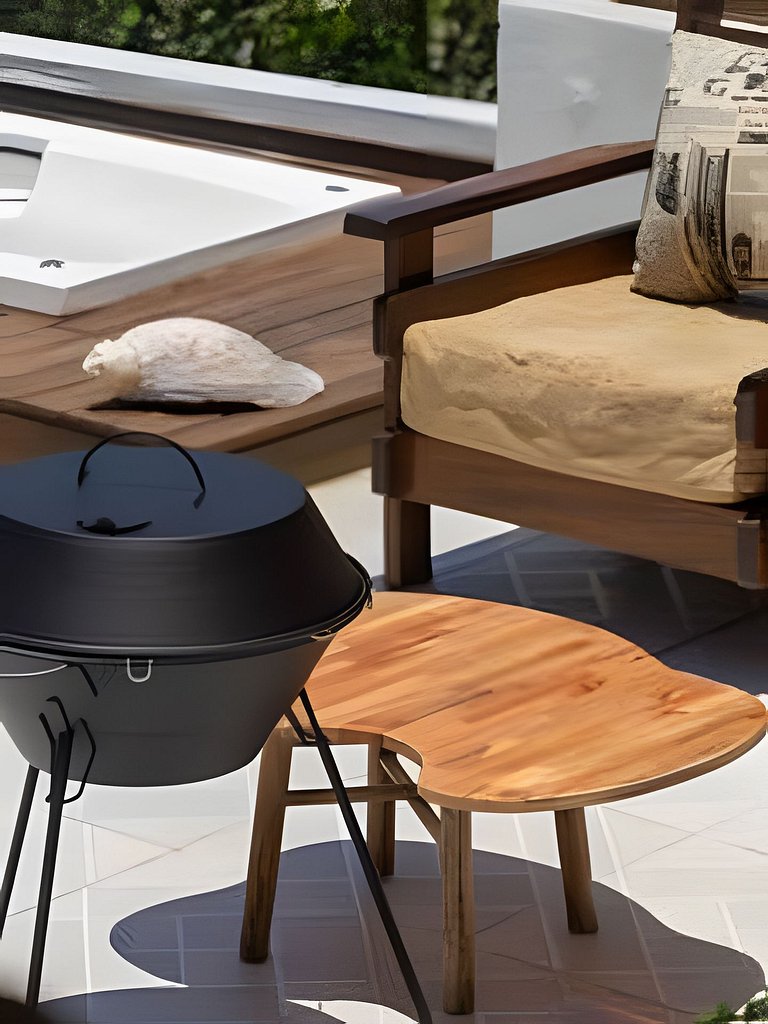 Casa praiana | Vista mar, hidro e pé na areia