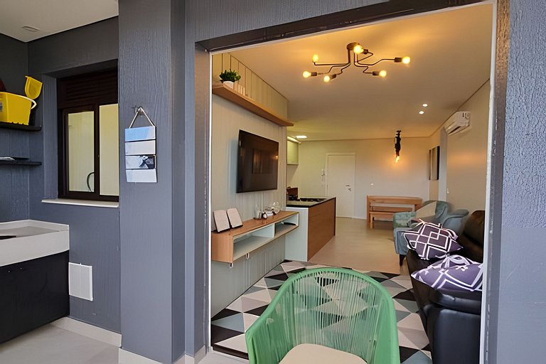 Apê com lazer completo em Governador Celso Ramos