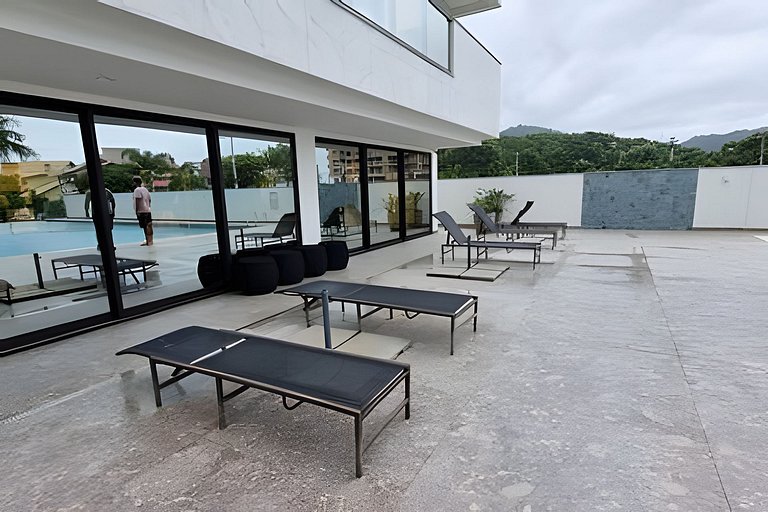 Apê com lazer completo em Governador Celso Ramos