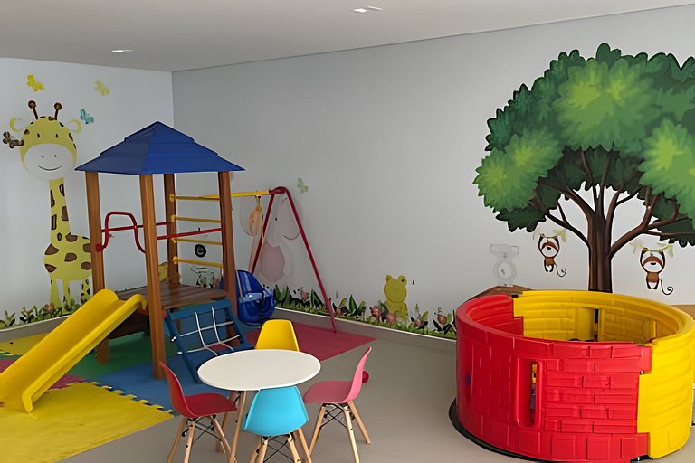 Apê com lazer completo em Governador Celso Ramos