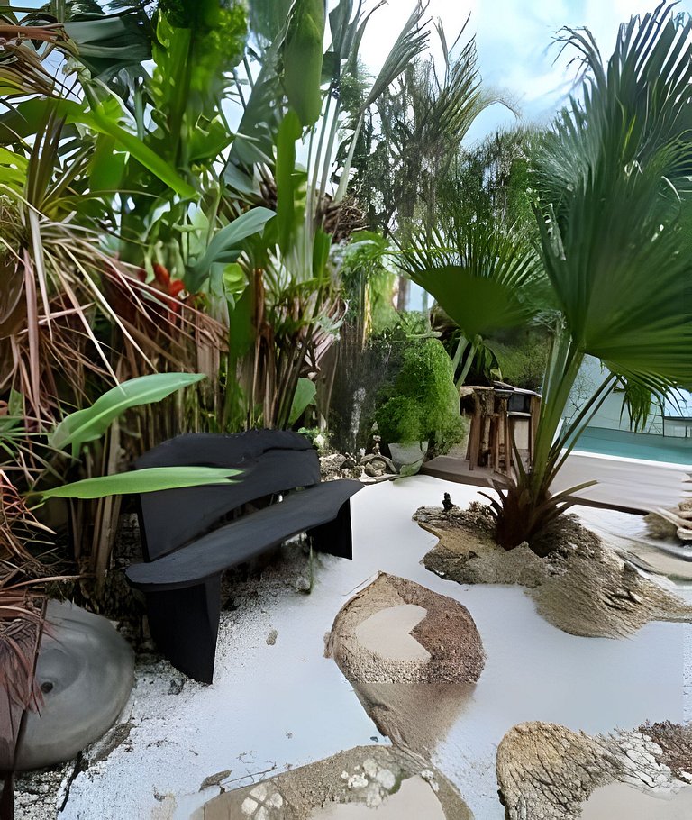 Casa Bali - piscina privativa e a 2min da praia