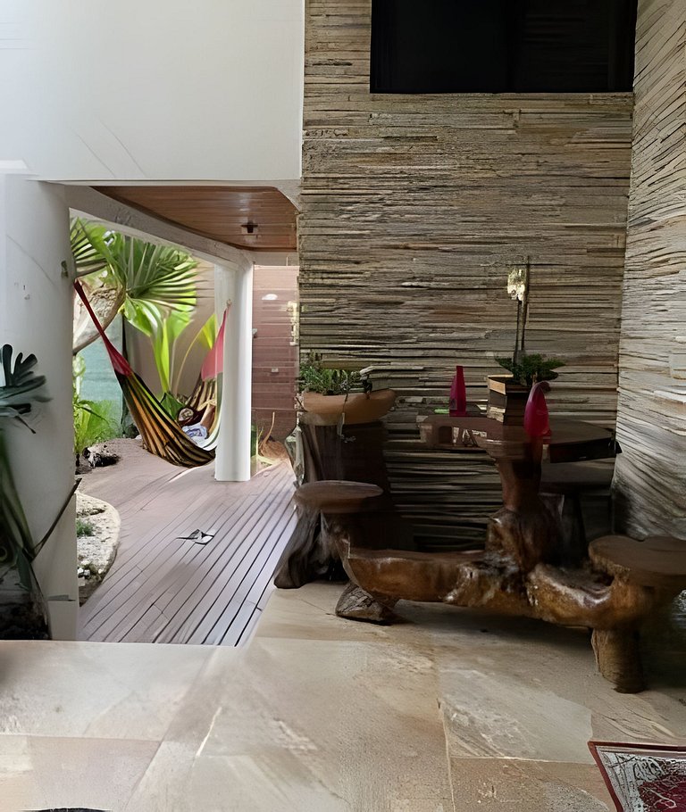 Casa Bali - piscina privativa e a 2min da praia