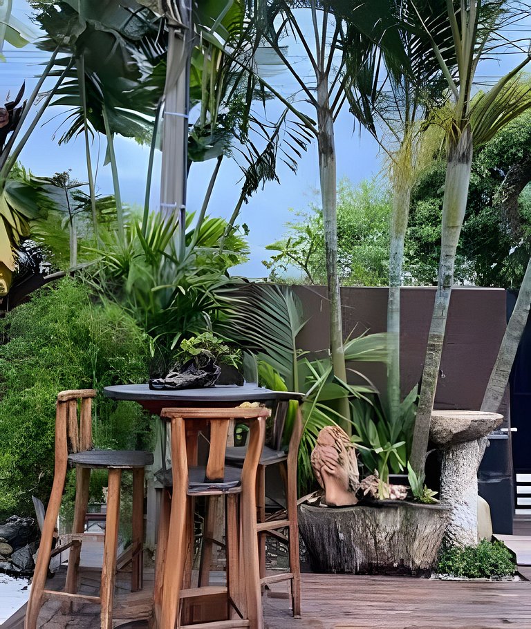 Casa Bali - piscina privativa e a 2min da praia
