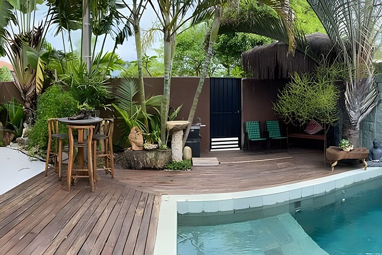 Casa Bali - piscina privativa e a 2min da praia