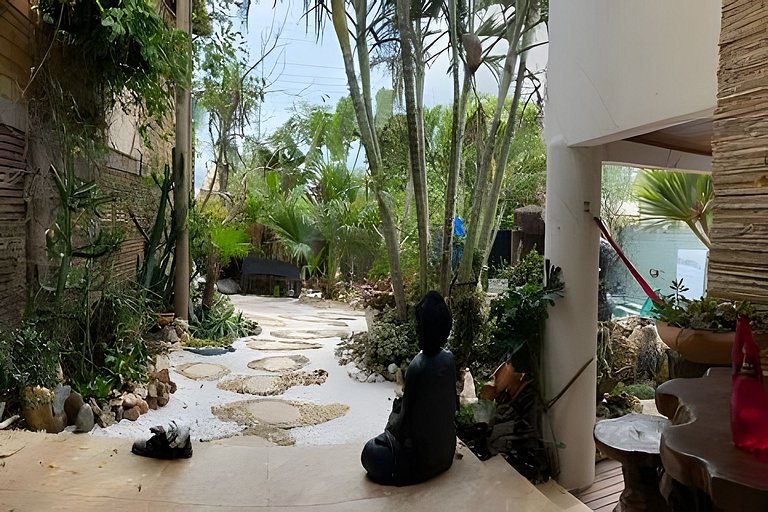 Casa Bali - piscina privativa e a 2min da praia